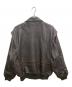 USED (ユーズド) G-1タイプレザージャケット ブラウン サイズ:40：9000円
