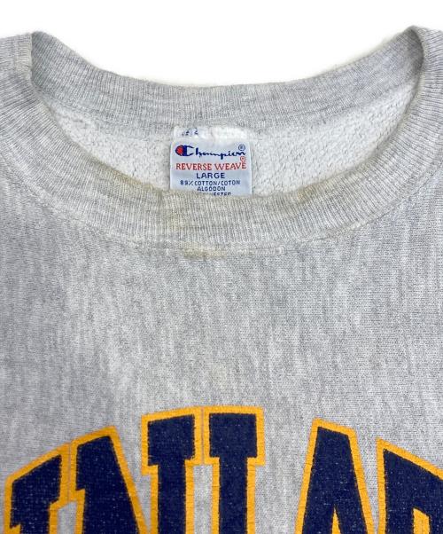 Champion REVERSE WEAVE（チャンピオン リバース ウィーブ）Champion REVERSE WEAVE (チャンピオン リバース ウィーブ) プリントスウェット グレー サイズ:Lの古着・服飾アイテム
