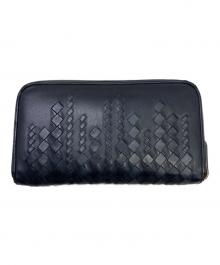 BOTTEGA VENETA（ボッテガベネタ）の古着「長財布」｜ブラック