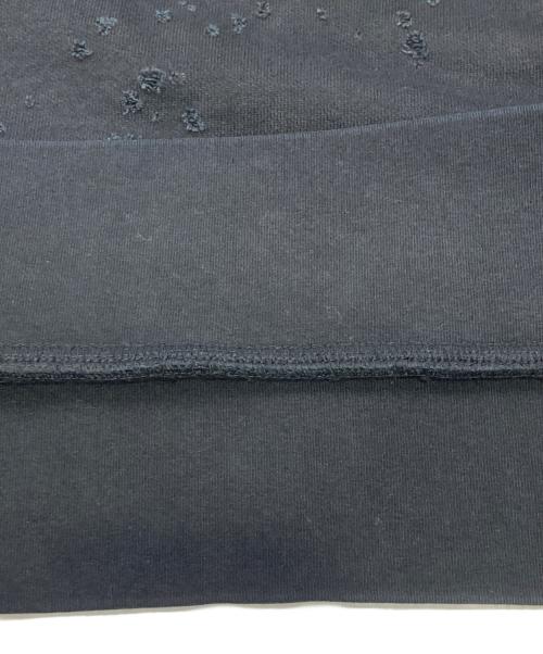 AMIRI（アミリ）AMIRI (アミリ) ショットガン加工ロゴスウェット ブラック サイズ:Mの古着・服飾アイテム