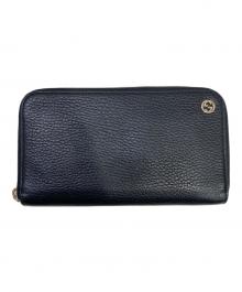 GUCCI（グッチ）の古着「インターロッキングGラウンドファスナー財布」｜ブラック