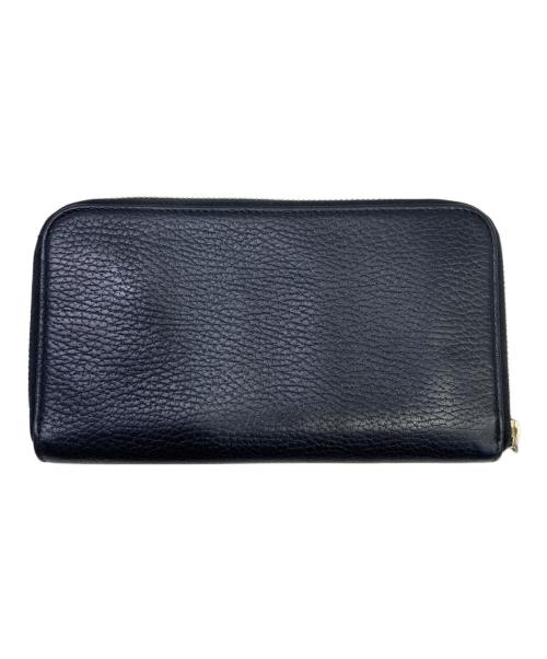 GUCCI（グッチ）GUCCI (グッチ) インターロッキングGラウンドファスナー財布 ブラックの古着・服飾アイテム