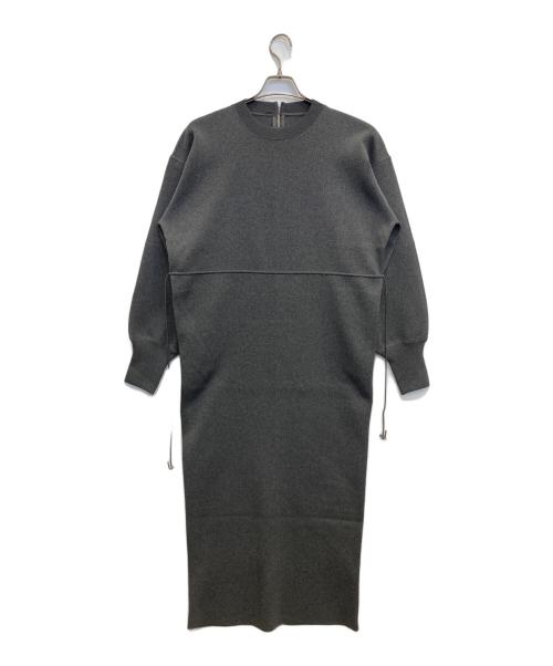 Adam et Rope（アダム エ ロペ）Adam et Rope (アダム エ ロペ) ニットワンピース グレー サイズ:Fの古着・服飾アイテム