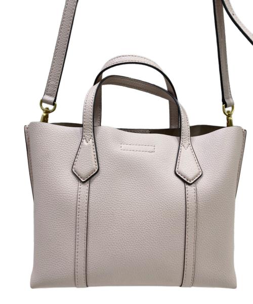 TORY BURCH（トリーバーチ）TORY BURCH (トリーバーチ) 2WAYバッグ ベージュの古着・服飾アイテム