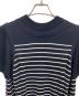 J.W.ANDERSON (ジェイダブリューアンダーソン) レイヤードボーダーニット ネイビー サイズ:S：10000円