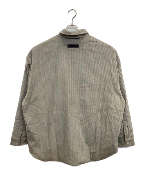 FOG ESSENTIALS（フィアオブゴッド エッセンシャル）FOG ESSENTIALS (フィアオブゴッド エッセンシャル) Corduroy Shirt Jacket グレー サイズ:Mの古着・服飾アイテム