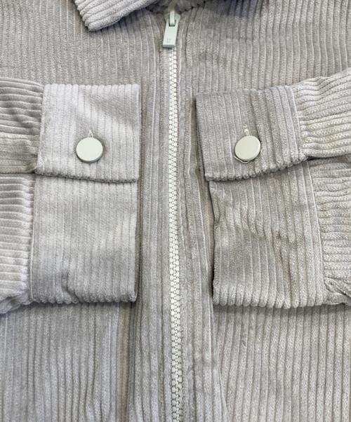 FOG ESSENTIALS（フィアオブゴッド エッセンシャル）FOG ESSENTIALS (フィアオブゴッド エッセンシャル) Corduroy Shirt Jacket グレー サイズ:Mの古着・服飾アイテム