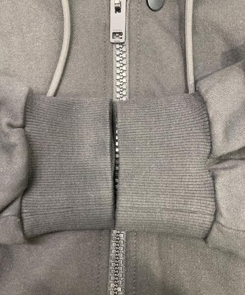 DIESEL（ディーゼル）DIESEL (ディーゼル) ロングジップパーカー ブラック サイズ:Lの古着・服飾アイテム