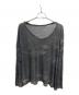 JULIUS（ユリウス）の古着「Printed Cotton Jersey Long Sleeve T-shirt」｜ブラック