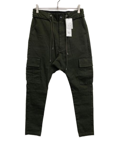 NO ID.（ノーアイディー）NO ID. (ノーアイディー) Sarrouel Skinny Cargo Pants カーキ サイズ:2 未使用品の古着・服飾アイテム
