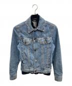 DOLCE & GABBANAドルチェ＆ガッバーナ）の古着「ニットレイヤードデニムジャケット」｜ブルー