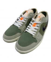 NIKE（ナイキ）の古着「Air Jordan 1 Low SE Craft "Light Olive/Black"」｜グリーン