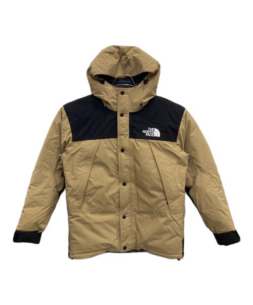 THE NORTH FACE（ザ ノース フェイス）THE NORTH FACE (ザ ノース フェイス) Mountain Down Jacket ベージュ×ブラック サイズ:XLの古着・服飾アイテム