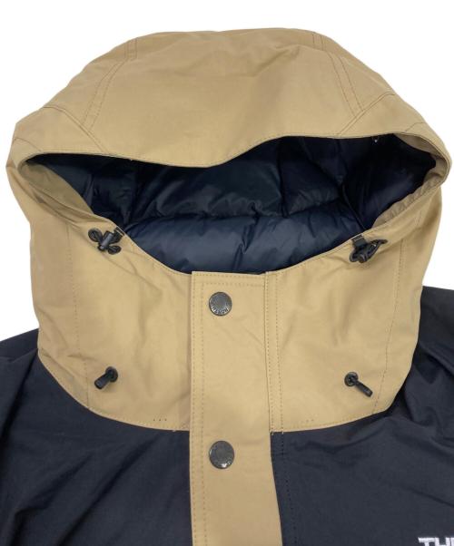 THE NORTH FACE（ザ ノース フェイス）THE NORTH FACE (ザ ノース フェイス) Mountain Down Jacket ベージュ×ブラック サイズ:XLの古着・服飾アイテム