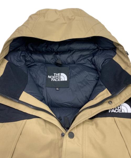 THE NORTH FACE（ザ ノース フェイス）THE NORTH FACE (ザ ノース フェイス) Mountain Down Jacket ベージュ×ブラック サイズ:XLの古着・服飾アイテム
