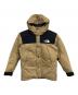 THE NORTH FACE（ザ ノース フェイス）の古着「Mountain Down Jacket」｜ベージュ×ブラック
