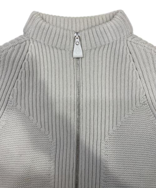 HERMES（エルメス）HERMES (エルメス) ジップアップニット アイボリー サイズ:38の古着・服飾アイテム
