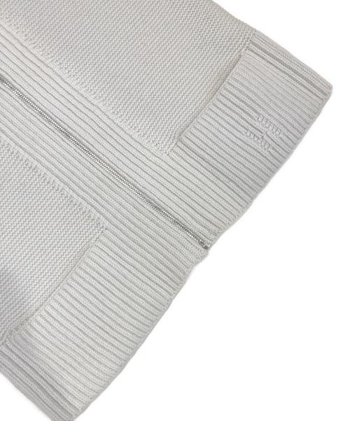 HERMES（エルメス）HERMES (エルメス) ジップアップニット アイボリー サイズ:38の古着・服飾アイテム