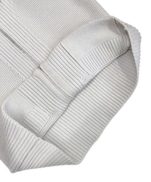 HERMES（エルメス）HERMES (エルメス) ジップアップニット アイボリー サイズ:38の古着・服飾アイテム