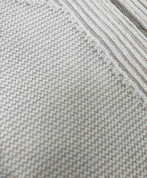 HERMES（エルメス）HERMES (エルメス) ジップアップニット アイボリー サイズ:38の古着・服飾アイテム