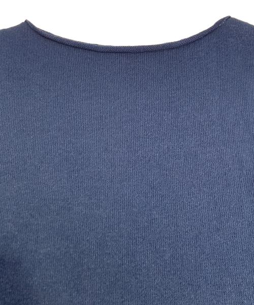 Loungedress（ラウンジドレス）Loungedress (ラウンジドレス) 和紙天竺ニット ネイビー サイズ:FREEの古着・服飾アイテム