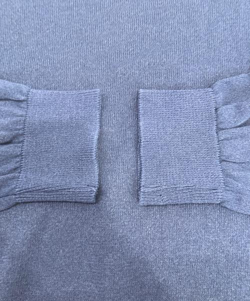 Loungedress（ラウンジドレス）Loungedress (ラウンジドレス) 和紙天竺ニット ネイビー サイズ:FREEの古着・服飾アイテム