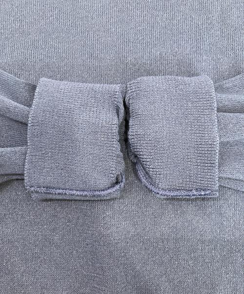 Loungedress（ラウンジドレス）Loungedress (ラウンジドレス) 和紙天竺ニット ネイビー サイズ:FREEの古着・服飾アイテム