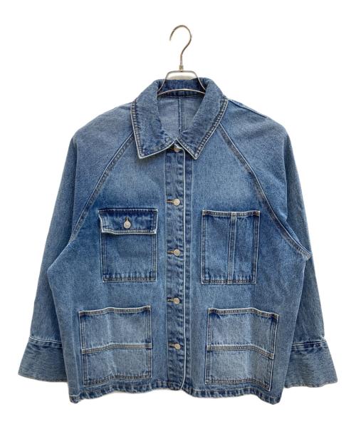 RIVE DROITE（リヴドロワ）RIVE DROITE (リヴドロワ) ルーズカバーオール インディゴ サイズ:FREEの古着・服飾アイテム