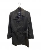 BURBERRY BLACK LABELバーバリーブラックレーベル）の古着「ライナー付トレンチコート」｜ブラック