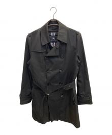 BURBERRY BLACK LABEL（バーバリーブラックレーベル）の古着「ライナー付トレンチコート」｜ブラック