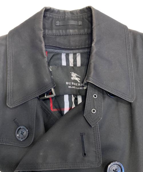 BURBERRY BLACK LABEL（バーバリーブラックレーベル）BURBERRY BLACK LABEL (バーバリーブラックレーベル) ライナー付トレンチコート ブラック サイズ:Ｌの古着・服飾アイテム