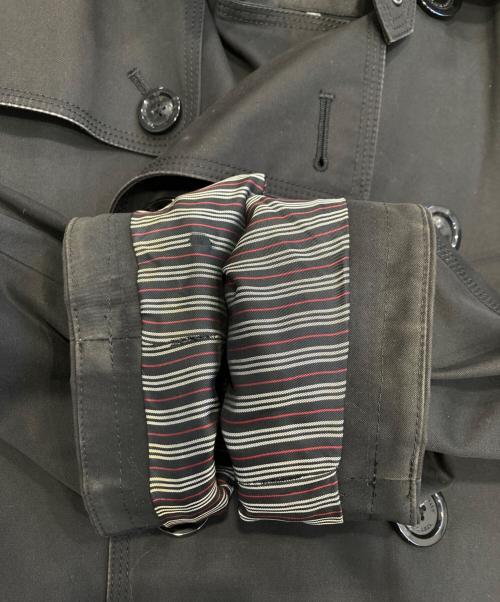BURBERRY BLACK LABEL（バーバリーブラックレーベル）BURBERRY BLACK LABEL (バーバリーブラックレーベル) ライナー付トレンチコート ブラック サイズ:Ｌの古着・服飾アイテム