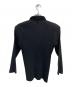 ISSEY MIYAKE (イッセイミヤケ) プリーツシャツ ブラック サイズ:L：14000円