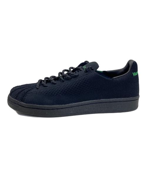 adidas（アディダス）adidas (アディダス) Pharrell Williams (ファレルウィリアムス) adidas x Pharrell Superstar Primeknit 'Black' ブラック サイズ:26.5 未使用品の古着・服飾アイテム