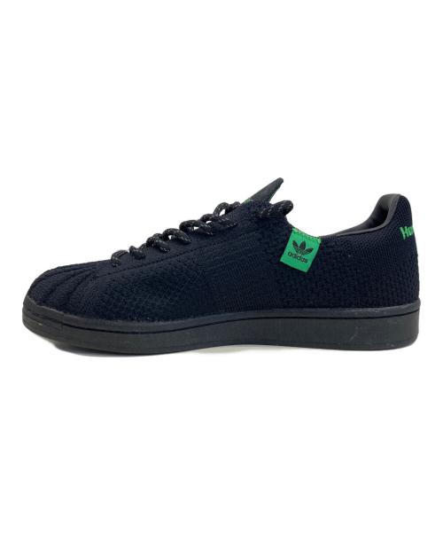 adidas（アディダス）adidas (アディダス) Pharrell Williams (ファレルウィリアムス) adidas x Pharrell Superstar Primeknit 'Black' ブラック サイズ:26.5 未使用品の古着・服飾アイテム
