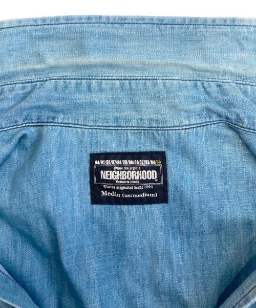 NEIGHBORHOOD（ネイバーフッド）NEIGHBORHOOD (ネイバーフッド) デニムシャツ インディゴ サイズ:Ｍの古着・服飾アイテム