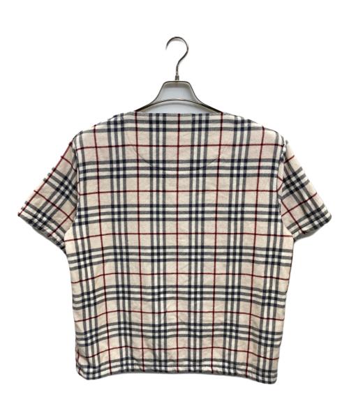 BURBERRY LONDON（バーバリーロンドン）BURBERRY LONDON (バーバリーロンドン) ノバチェックTシャツ ベージュ サイズ:Mの古着・服飾アイテム