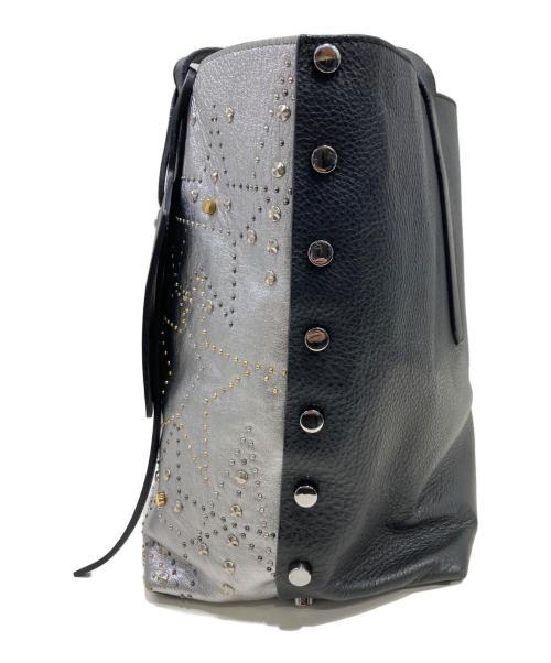 JIMMY CHOO（ジミーチュウ）JIMMY CHOO (ジミーチュウ) トートバッグ シルバーの古着・服飾アイテム