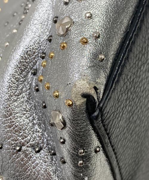 JIMMY CHOO（ジミーチュウ）JIMMY CHOO (ジミーチュウ) トートバッグ シルバーの古着・服飾アイテム