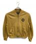 stussy（ステューシー）の古着「MA－１スウェットブルゾン」｜ベージュ