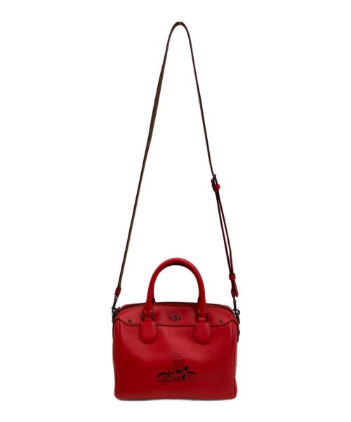 COACH（コーチ）COACH (コーチ) ベネット・ミニ・サッチェル レッドの古着・服飾アイテム