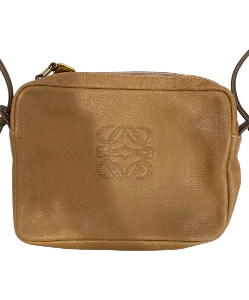 LOEWE（ロエベ）LOEWE (ロエベ) アナグラムショルダーバッグ ブラウンの古着・服飾アイテム
