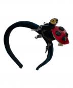 MIU MIUミュウミュウ）の古着「テントウムシカチューシャ」｜ブラック