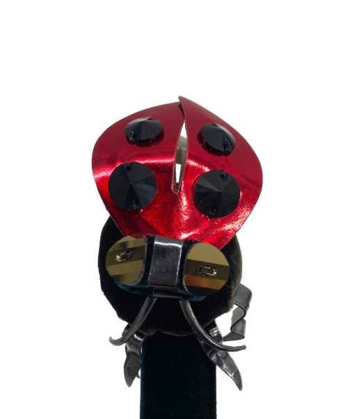 MIU MIU（ミュウミュウ）MIU MIU (ミュウミュウ) テントウムシカチューシャ ブラックの古着・服飾アイテム