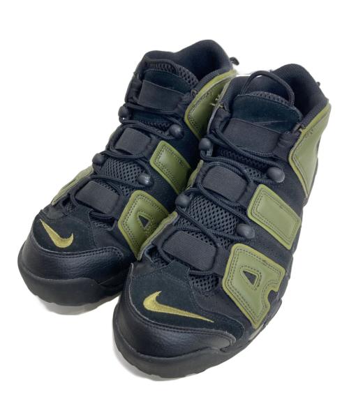 NIKE（ナイキ）NIKE (ナイキ) AIR MORE UPTEMPO 96 Rough Green ブラック×オリーブ サイズ:28.5cmの古着・服飾アイテム