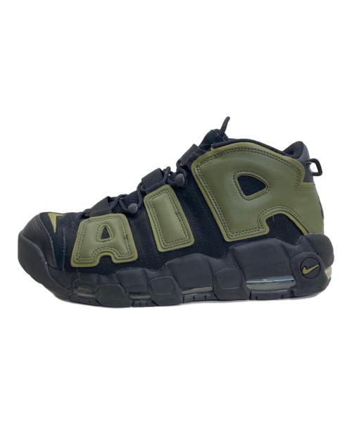 NIKE（ナイキ）NIKE (ナイキ) AIR MORE UPTEMPO 96 Rough Green ブラック×オリーブ サイズ:28.5cmの古着・服飾アイテム