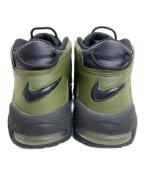 NIKE（ナイキ）NIKE (ナイキ) AIR MORE UPTEMPO 96 Rough Green ブラック×オリーブ サイズ:28.5cmの古着・服飾アイテム