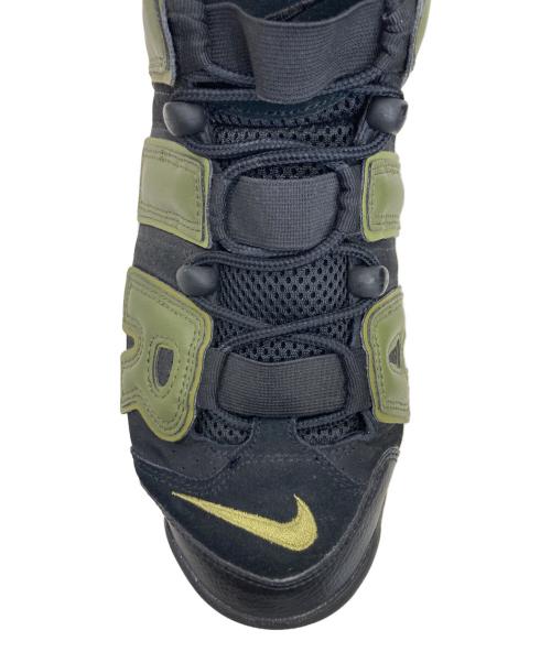 NIKE（ナイキ）NIKE (ナイキ) AIR MORE UPTEMPO 96 Rough Green ブラック×オリーブ サイズ:28.5cmの古着・服飾アイテム