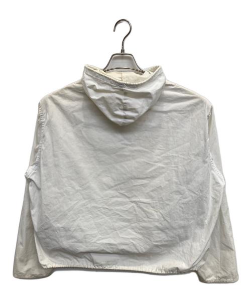 Champion（チャンピオン）Champion (チャンピオン) カレッジロゴフーデッドジャケット ホワイト サイズ:XLの古着・服飾アイテム