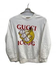 GUCCI（グッチ）の古着「クルーネックスウェット」｜ホワイト